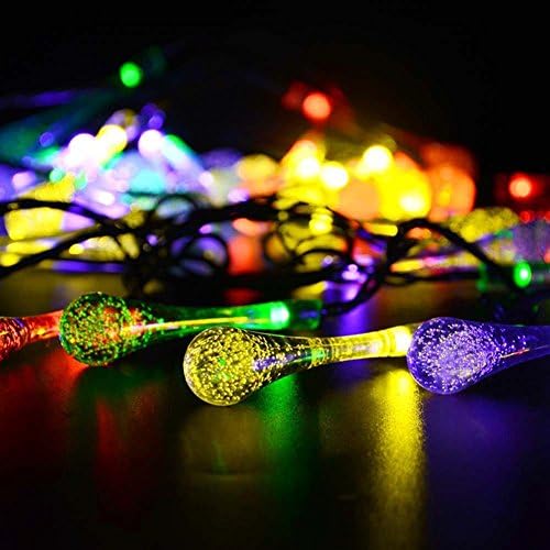 SYDT Solar Powered String Lights 16.4ft 30LED Waterproof outdoor Garden Fairy Lamps String seasonal lighting for yard,Party Xmas Decor, Christmas Tree,home depot,Parties,Outdoor Garden Tree Lamp