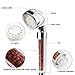 VODRM LED Shower Head, Temperature Controlled High-Pressure & Showerhead, Negative Ionic Showerhead Double Filter Remove Heavy Metal Chlorine Prevention of Hair Loss and Dry Skin 3 Color Changing