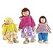 Tinksky Happy Doll Family Wooden Joint Puppet Maumet Including Grandparents for Kids Fun Role Playing ,Birthday Gift for your lovely son or daughter, Pack of 6