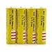4Pcs 3.7V E-shinre 18650 5000mah Rechargeable Lithium Battery for flashlights &headlamps