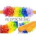 Baby Headbands Girl's Elastic Flowers Headband for Girl Children Headdress Rainbow Pack Of 4