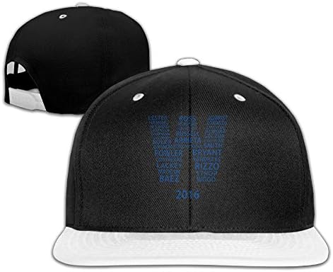 White W Win Player Together Flat Snapback Hip Hop Baseball Cap Men Women White