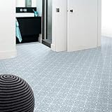 White Grey Vinyl Flooring 2 6mm Thick 3m Wide 3m Long Amazon Co