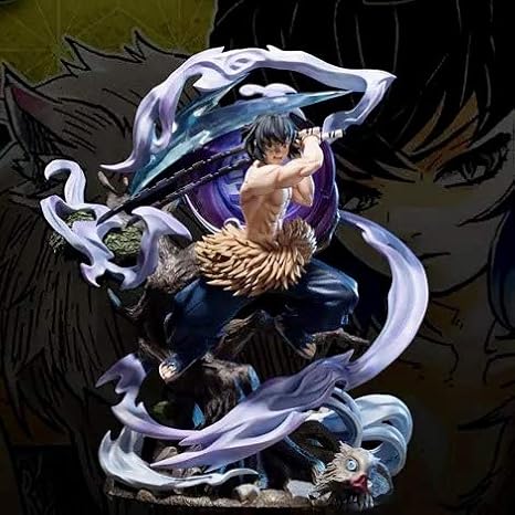 Amazon Kimetsu 鬼滅の刃 キメツ はしびらいのすけ 伊之助 38cm ガレージキット スタチュー フィギュア フィギュア ドール 通販