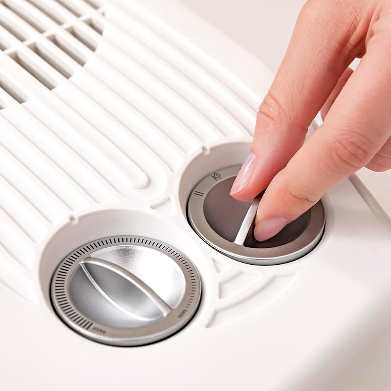 Termoventilatore Readywarm 3000 Horizon White. 3000W, Riscalda Fino 28M². Termostato Regolabile, Facile Trasporto, Funzionamento Silenzioso, Sicurezza Surriscaldamento. Ideale Per Ogni Stanza.
