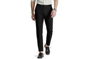 GINGTTO Mens Dress Pants Slim Fit Stretch Formal Pants for Men