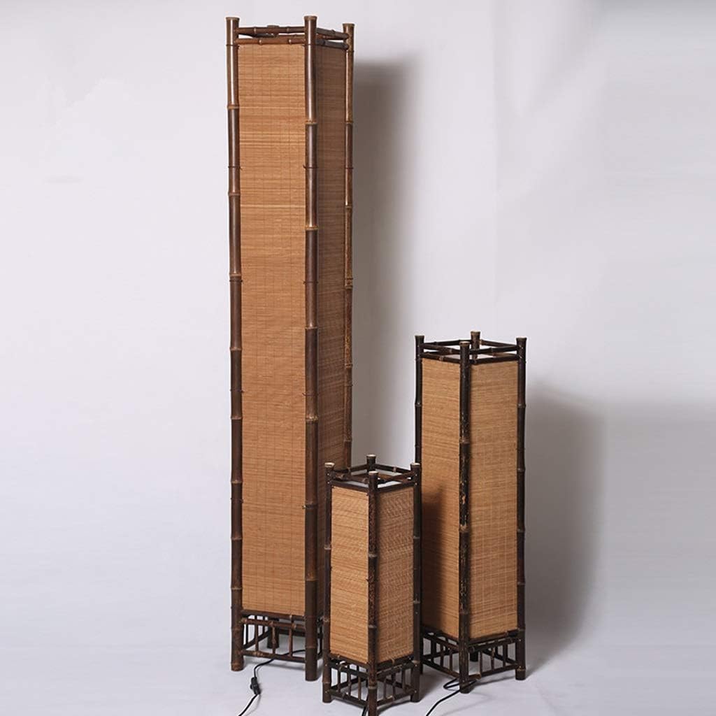 Estilo De Japon De La Vendimia Artesanal De Bambu Lampara De Bambu Suelo Cuerpo De Iluminacion Noche De Pie Lampara Moderna E27 Inicio Decoracion Del Dormitorio De La Lampara De Pie Size
