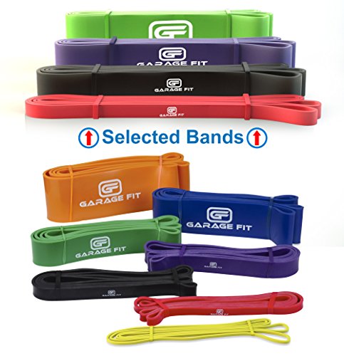 Pull up Assist Bands - Heavy Duty Resistance Bands, Mobility Bands for Cross Training, Exercise Resistance for Gymnastics and Powerlifting Ideal Assist Bands(Bundle #1 Red #2 Black #3 Purple #4 Green)