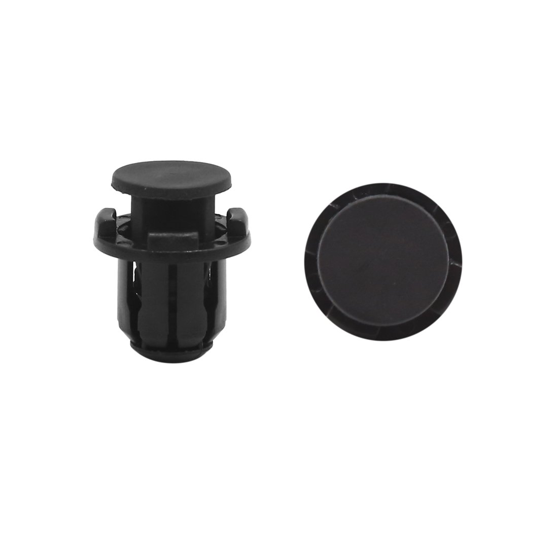 sourcing map 100 Pcs 15mm Hole Dia Rivets Bumper Fender Retainer Push Type Clips