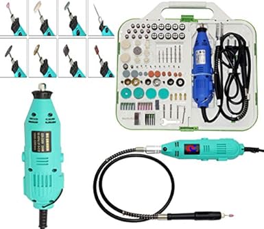 Digital Craft Lruxor Style Mini Dremel Rotary Tool Kit With 163 Pieces Accessories Grinds For Cutting Drilling Of Die Grinder 3 Mm Amazon In Industrial Scientific