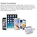 AILKIN 2.1A Multiport Fast Charge Power Brick Cube for iPad, iPhone, iPod, Samsung Galaxy, Motorola, Moto, Huawei, HTC, LG, Nokia, PlayStation5, Cell Phone Charger Box