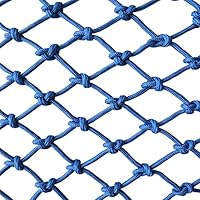 Child Safety Net Protective Net Anti-Fall Net, for Balcony Stairs Kindergarten Decorative Net Fence Cargo Trailer Golf,8mm12cm Blue (Size : 11)