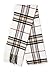 Classic Luxurious Soft Cashmere Feel Unisex Winter Scarf in Checks and Plaid (White Plaid)