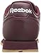 Reebok Men's Cl Lthr Cu Fashion Sneaker, Maroon/White Gum, 12 M US
