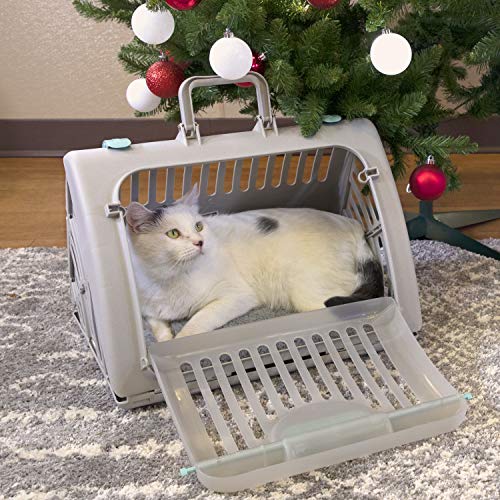 SportPet Designs Foldable Travel Cat Carrier Front Door Plastic