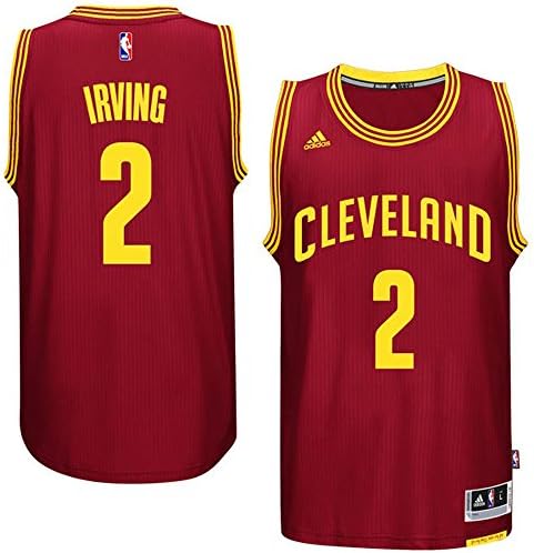 2_Kyrie_Irving Cleveland_Cavaliers Mens Road Swingman Jersey Burgundy color Size S