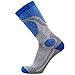 Pure Athlete Elite Ski Socks for Boys and Girls - Kids Merino Wool Youth Snowboard and Skiing Socks - Junior Warm Winter Sock (S/M, Blue)