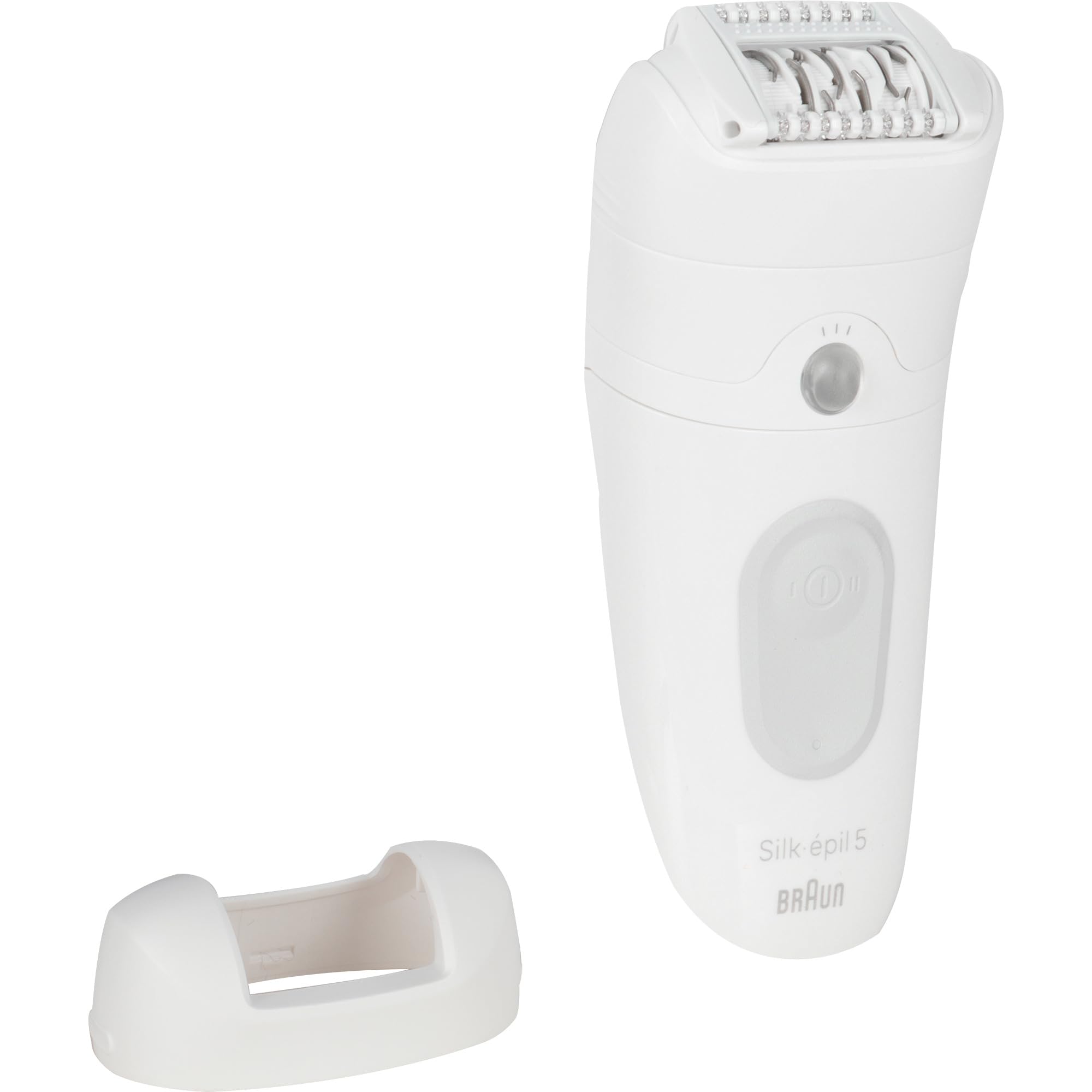 Braun Silk-épil 5 - Depiladora para mujer, depiladora de larga duración, color blanco y gris