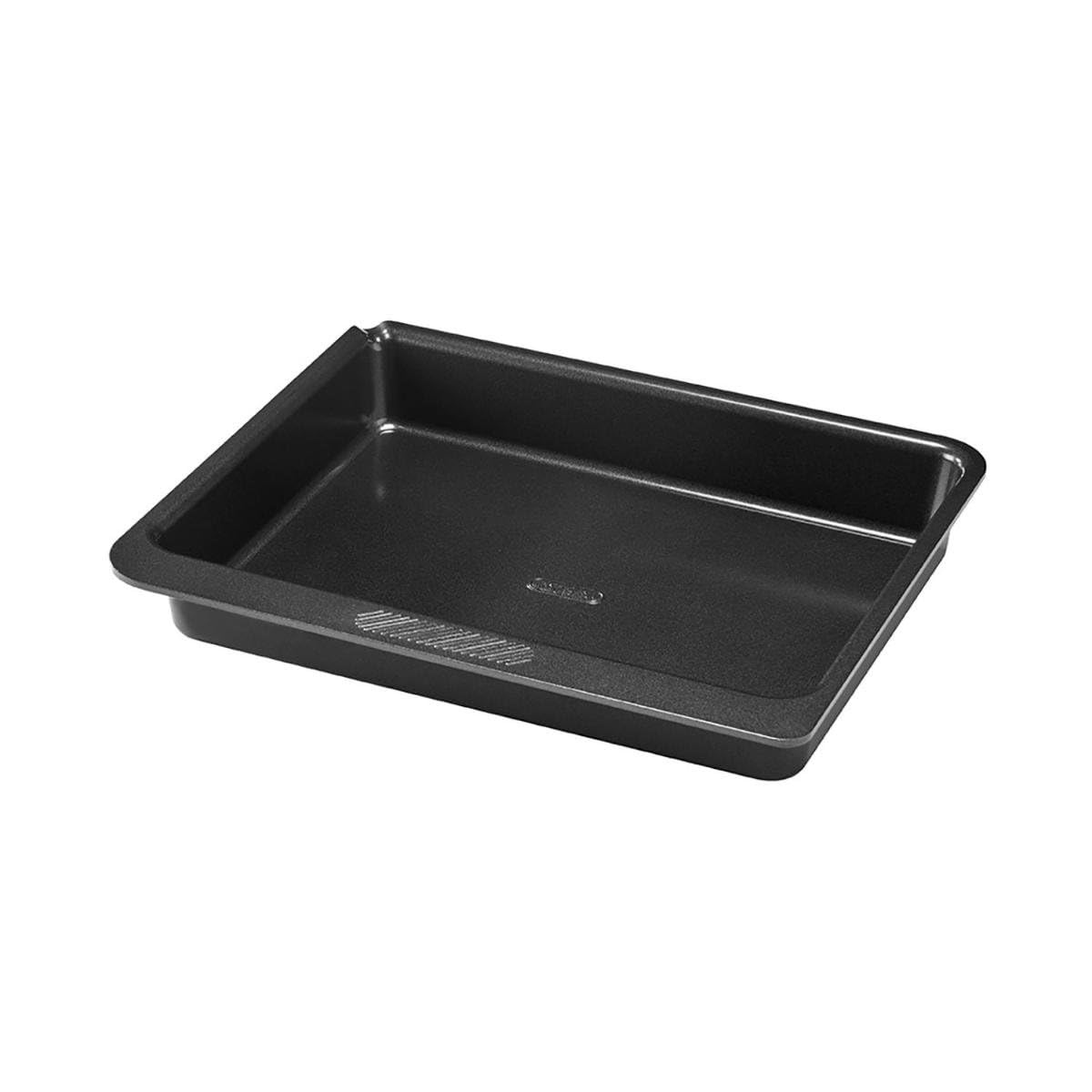 Pyrex 1452074 - Magic - Rectangular Metal Oven Dish 4.60 L / 35 x 26 cm, Black