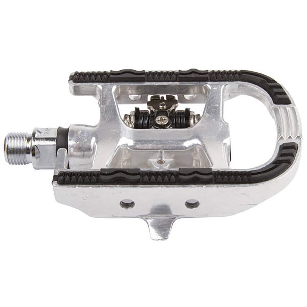 M-Wave Unisex Adult Drag-T2 Combination Pedal Silver,