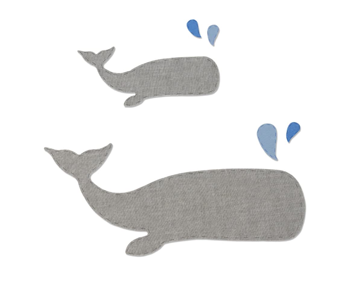 Sizzix Bigz Die Whale by Samantha Barnett, Wood/Steel/Plastic, Multi-Colour, 24.1 x 15.4 x 1.9 cm