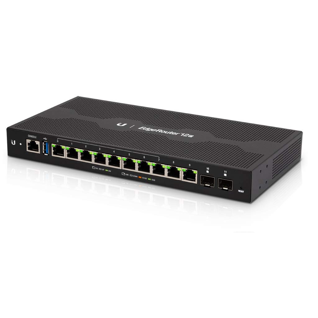 Photo 1 of ***PARTS ONLY*** ***NONFUNCTIONAL*** Ubiquiti Networks Commercial EdgeRouter 12P, 10-Port Gigabit Router with 24V PoE Support on RJ45 Ports and 2 SFP Ports (ER-12P)