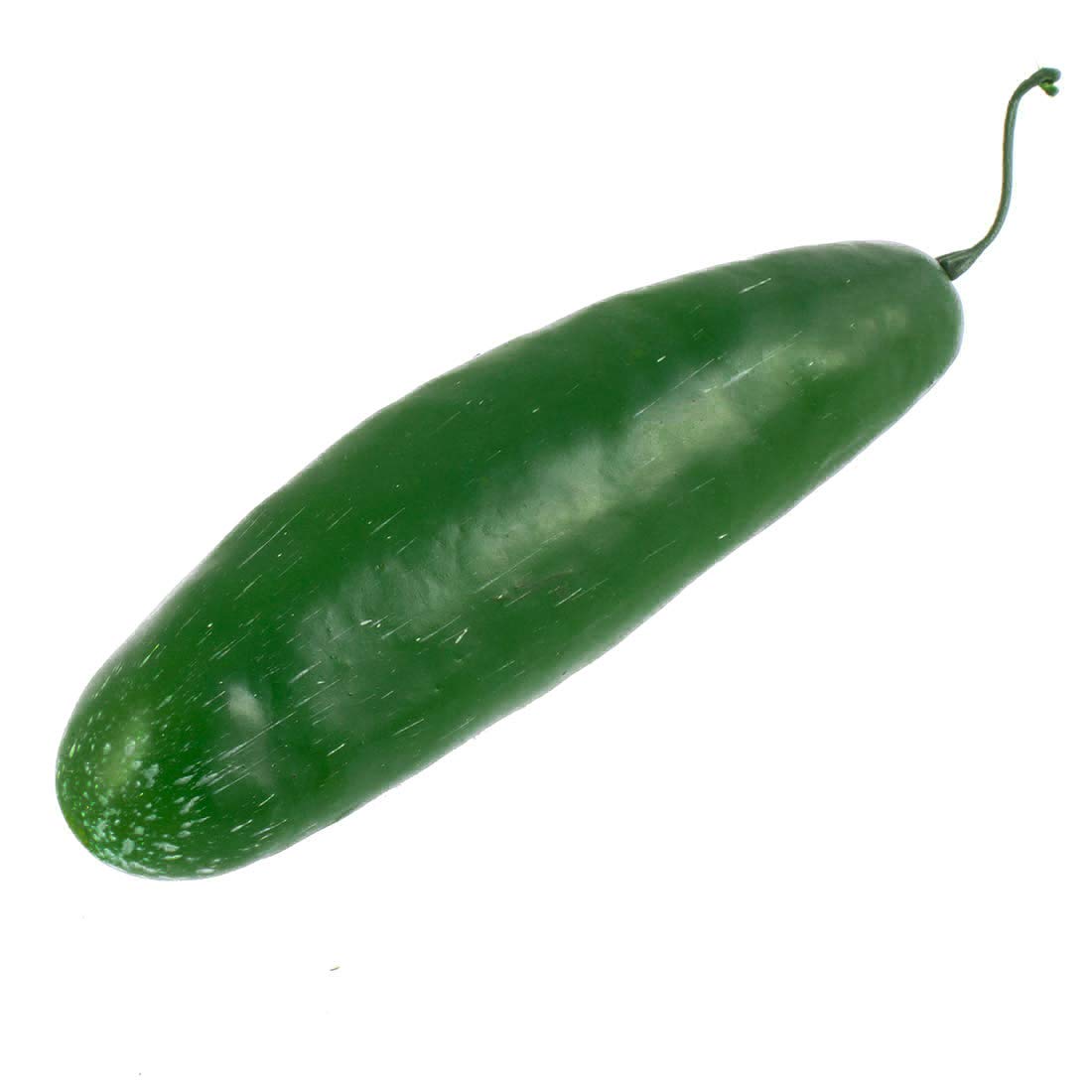 sourcing map Artificial Cucumber, 6.7 Inch Realistic Cucumber Fruits for Home Kitchen Restaurant Office Photography Props
