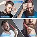 Beard Straightener Brush Comb for Men, Ergonomic Beard Brush Straightening Electric, Beard Heated Brush Hot Comb, Beard Hair Iron Straightener Comb Styling Brush