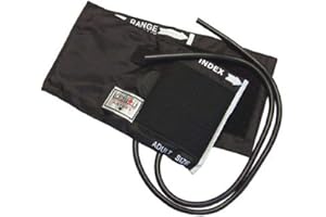 GRAHAM-FIELD Labtron Accumax Blood Pressure Cuff - Nylon Cuff & 1-Tube Latex Bladder - Adult, Blue, 2348-1A