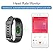 Lintelek Fitness Tracker, 107Plus Heart Rate Monitor Activity Tracker, Stopwatch, Relax，14 Sports Modes，IP67 Waterproof Pedometer Wristband for Kids, Women, Men