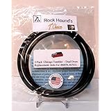 Replacement Drive Belts for Chicago #90979,67632 Dual Drum Rock Tumbler- 3 Pack