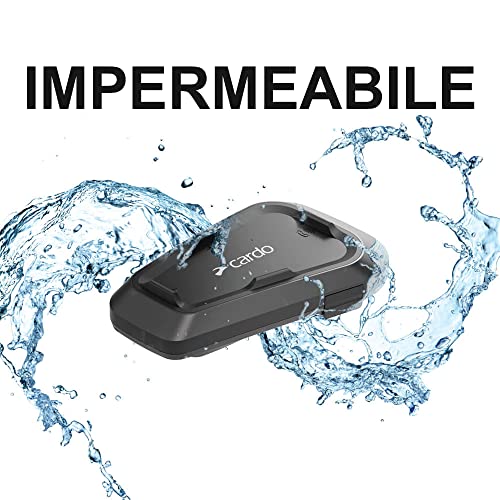 Cardo, Hands Free Bluetooth Spirit Duo Intercom, Black