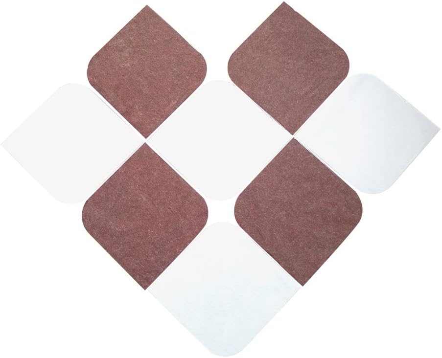 Athyior 8 piezas Tablón de Anuncios Autoadhesivo Fieltro DIY Baldosas