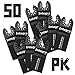 50pk Fast Cut Wood & Plastic Multi Tool Blades Compatible with Fein Multimaster Makita Genesis Bosch Dremel Craftsman Bolt-on Nextec Ridgid Ryobi Makita Milwaukee Dewalt Rockwell Hyperlock Chicago Stainley Skil King Canada Multi Tools