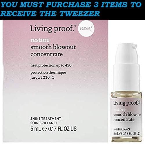 Smooth Blowout Concentrate Sample .17 ounce 5 ml (10 Pack) l +FREE PROFESSIONAL TWEEZER
