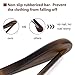 JS HANGER Wooden Suit Hangers, 6 Pack Extra-Wide Shoulder Wood Coat Hangers with Non Slip Pant Bar, Extra Smooth and Splinter Free Retro Finish