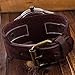 Hunputa Vintage Leather Band Watch Mens Womens Wristwatch Quartz Watch Gift (Brown)