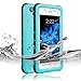 Janazan Waterproof Case for iPhone 6 Plus/6s Plus［5.5-Inch ］, IP68 Certified Drop Resistant Full Sealed Underwater Protective Cover, Shockproof, Snowproof, Dirtproof for Outdoor Sports (Grass Blue)