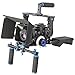 Neewer Aluminum Film Movie Kit System Rig for Canon/Nikon/Pentax/Sony and other DSLR Cameras,includes:(1)Video Cage+(1)Top Handle Grip+(2)15mm Rod+(1)Matte Box+(1)Follow Focus+(1)Shoulder Rig