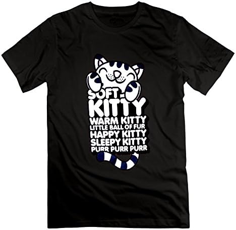 US-Men's THE BIG BANG THEORY Kitiy Cute Cat Tshirt Shirt.