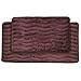 Lavish Home 2-Piece Memory Foam Bath Mat Set, Chocolate