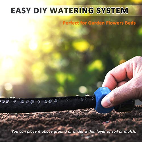 H2O WORKS Flat Weeper Soaker Hose, 50 Feet Dripping Water Hose Heavy Duty Garden Hose Pricepulse