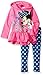 Disney Girls' Minnie Mouse 2-Piece Hooded Top and Legging Set