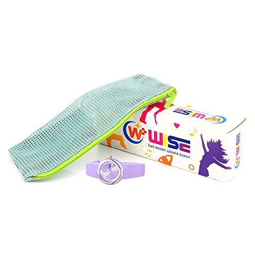 Girls Watches, PASNEW Waterproof Quartz Analog Wrist Watch with Jelly Watches for Girls Kids Purple - Thumbnail 5