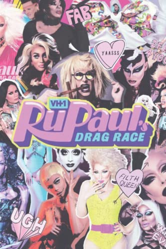 Rupaul's Drag Race Notebook: Cute College Wide Ruled Journal Notebook for School Students, Teen Boys and Girls, Kids, Women for Creative Writing ... (Rupaul's Drag Race Composition Notebooks)