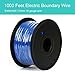 FunAce Invisible Pet Fence System 1000 Ft Extra Thick 18 Gauge Wire with Rechargeable, Waterproof, and Shock Adjustable Receiver Collar, Up to 1.2 Acres 5,000 Sq Ft Invisible Boundary (2 Dog System)