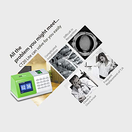 1 ZKTeco+CT20+Fingerprint+Time+Tracking+Installation