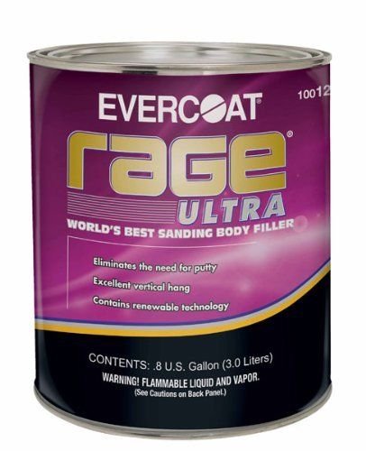 Click Here to See More Images Evercoat 125 Rage Ultra Body Filler - 0.8 Gallon