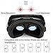 ETVR 3D Virtual Reality Headset For 3D Movies and VR Games, Ultralight & Comfortable VR Headset, Large Screen Immersive Experience VR Goggles Fit for 4.7-6.2 inch IOS/Android Smartphones - Black