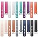 Henoda Soft Silicone Bands for Fitbit Charge 2 Smart watch Large,Small